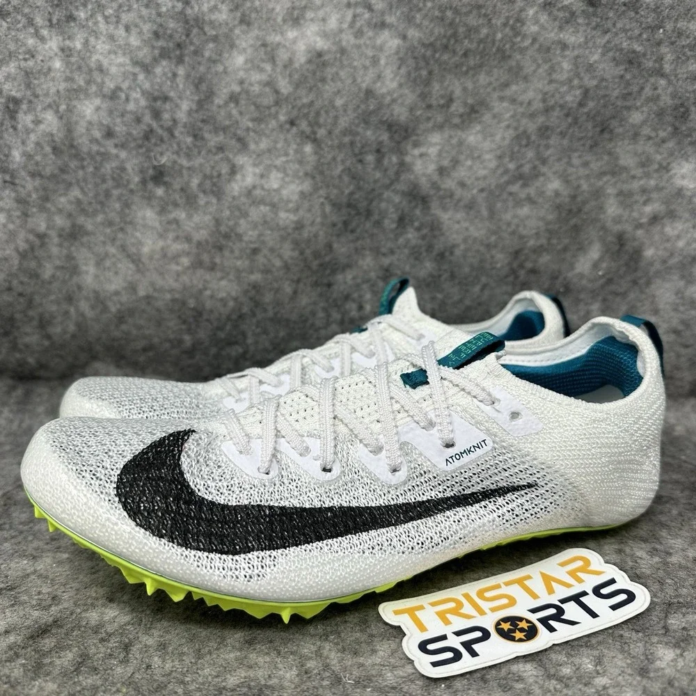 Nike Zoom Superfly Elite 2 Track Shoes Mens Size 6.5 White Green FZ9662-100